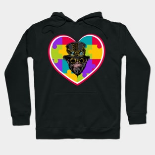 Autism Day monkey Hoodie